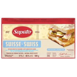 Saputo Sliced Light Swiss Cheese
