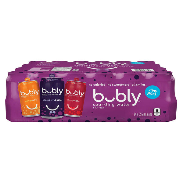 Bubly Sparkling Water Flavored Sparkling Water Beverage 355 ml