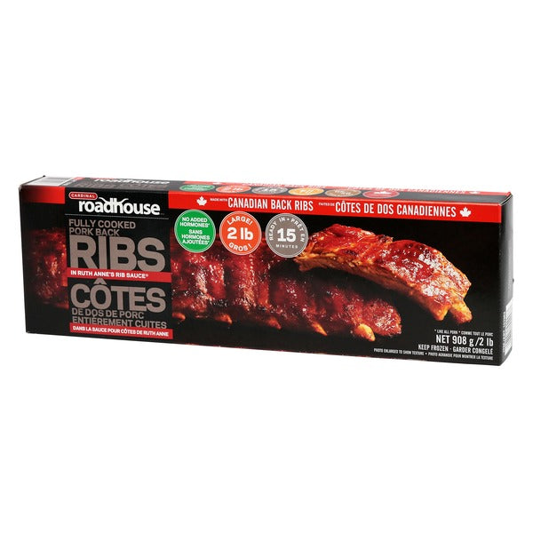 Cardinal Roadhouse Pork Back Ribs in Barbecue Sauce 908 g