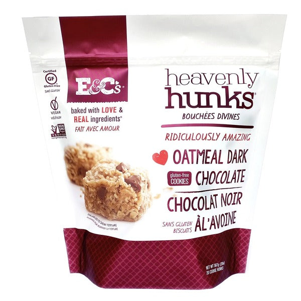 E&C's Heavenly Hunks Oatmeal Dark Chocolate Cookies 567 g