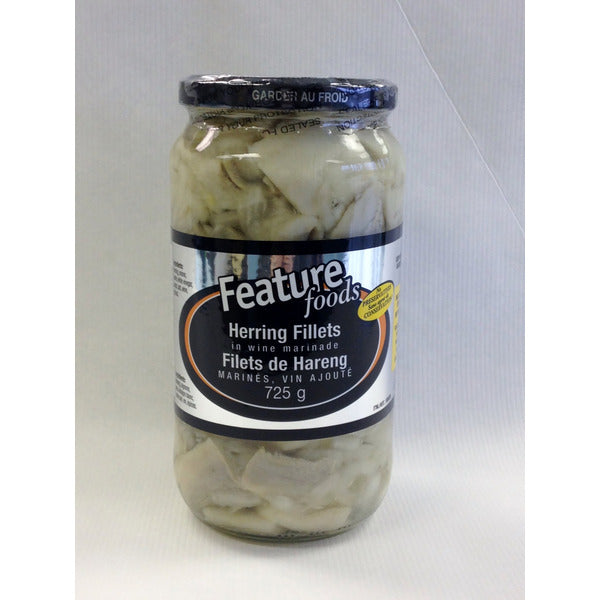Feature Foods Pickled Herring Fillets in Dill Marinade 725 g