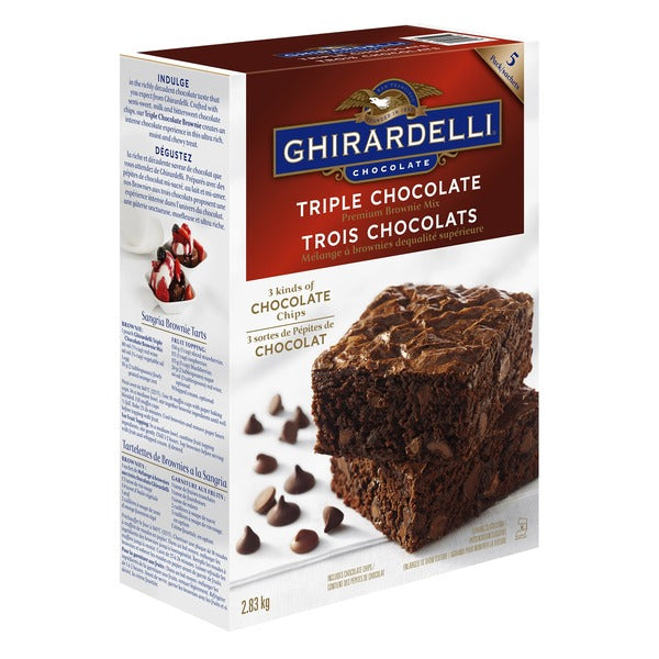 Ghirardelli Premium Triple Chocolate Brownie Mix 2.83 kg
