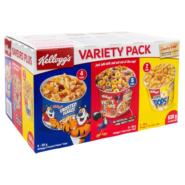 Kellogg’s Cereal in a Cup Variety Pack