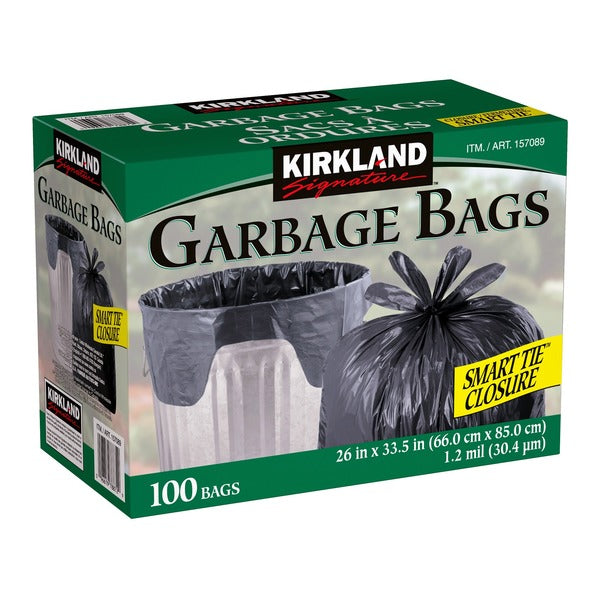 Kirkland Signature 26" x 33.5" Garbage Bags 100 ct
