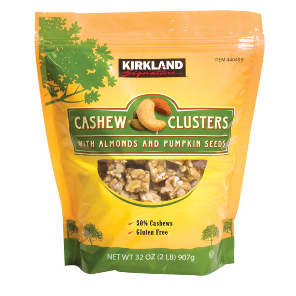 Kirkland Signature Cashew Clusters With Almonds & Pumpkin Seeds