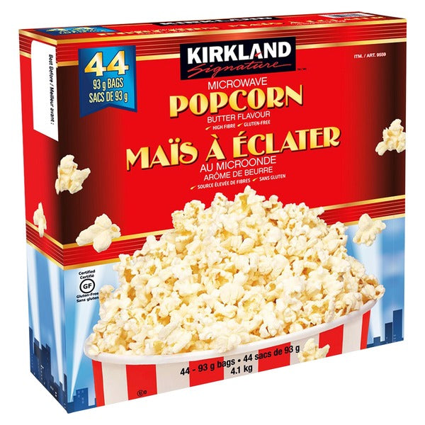 Kirkland Signature Microwave Butter Popcorn 44 ct