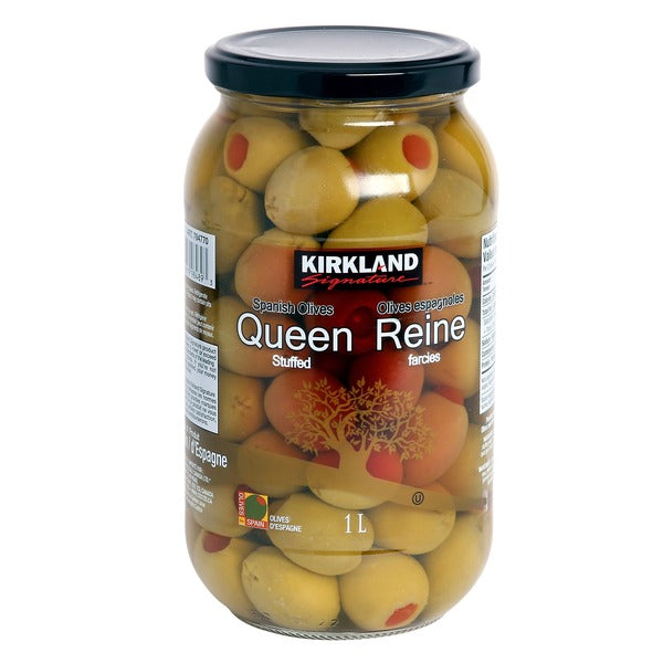 Kirkland Signature Pimiento Stuffed Queen Olives 1 L