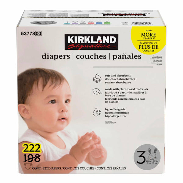 Kirkland Signature Size 3 Diapers