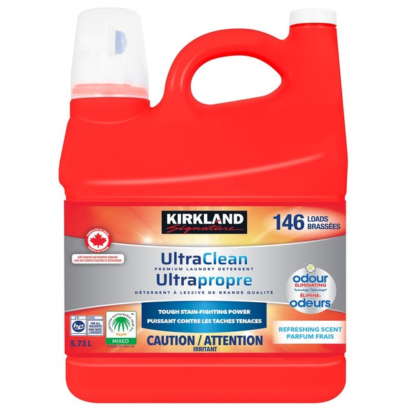 Kirkland Signature Ultra Clean Premium Liquid Laundry Detergent 5.99 l
