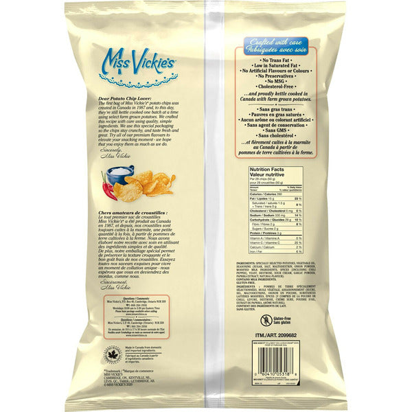 Miss Vickie's Sweet Chili & Sour Cream Potato Chips 572 g