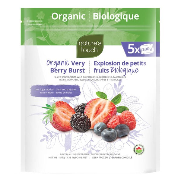 Nature's Touch Organic Very Berry Burst Frozen Mixed Berries 1.5 kg