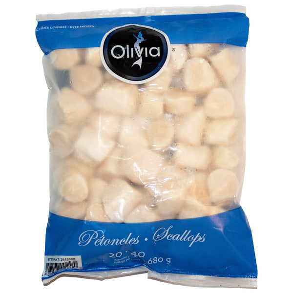 Olivia 20-40 Count Frozen Scallops 680 g
