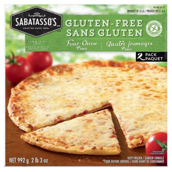 Sabatasso's Pizzeria Gluten-Free Thin & Crispy Crust Pizza 992 g
