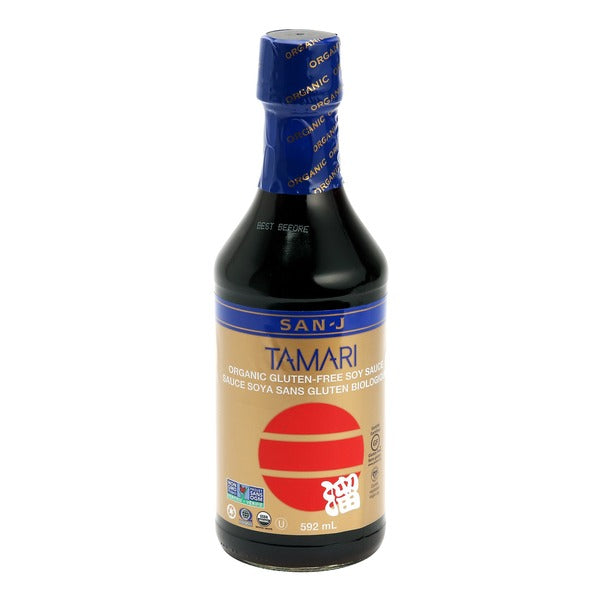 San-J Organic Tamari Soy Sauce Organic • Gluten-Free • Vegan 592 ml