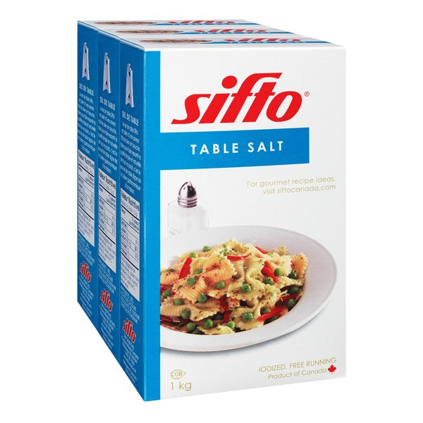 Sifto Table Salt 3 x 1 kg