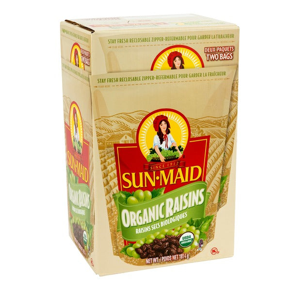 Sun-Maid Organic Raisins Organic • Gluten-Free • Vegan